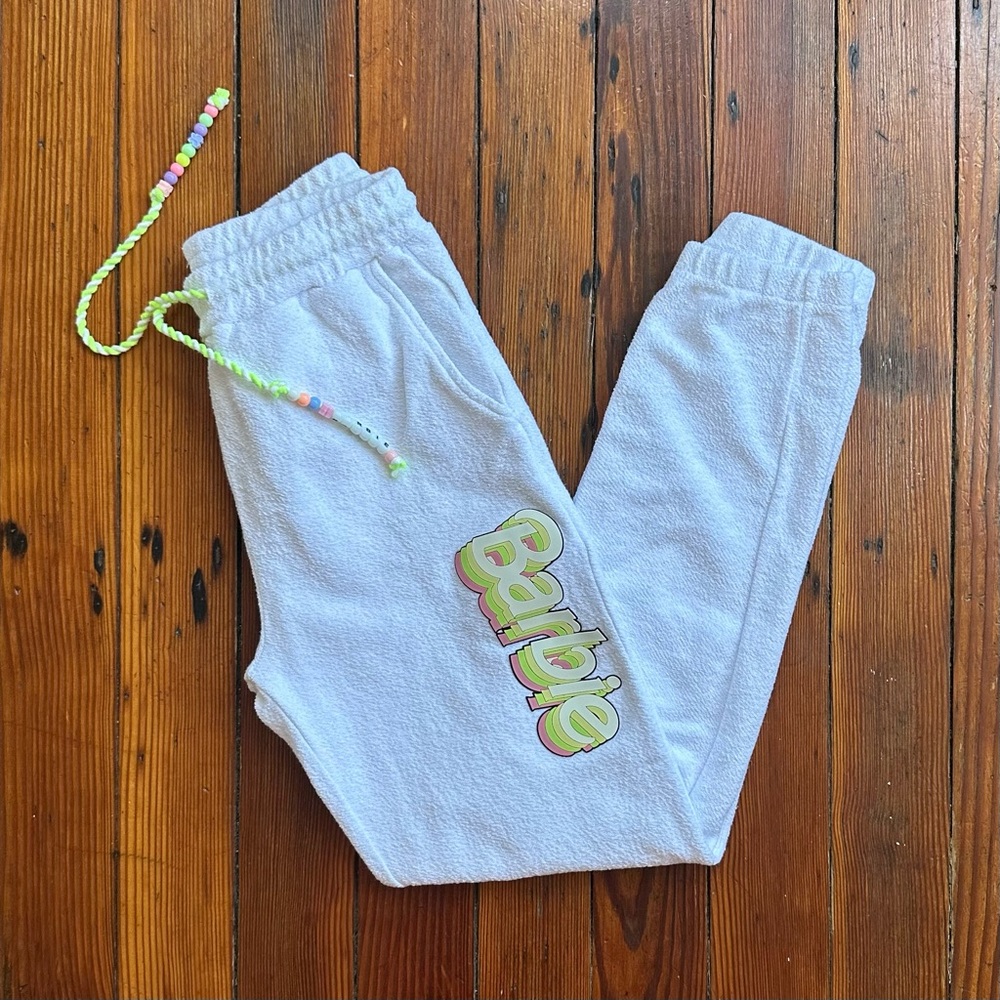 Barbie x Forever 21 Beaded Graphic Joggers Small - Picture 9 of 10